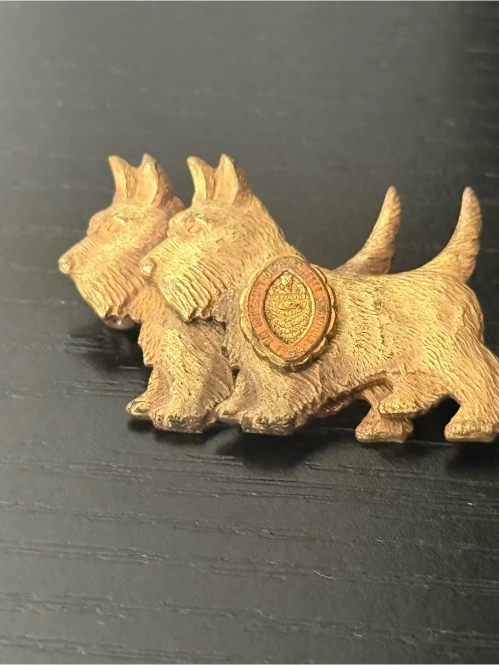 University of Tennessee Knoxville Vintage Gold Tone Scottish Terrier Pin 1794